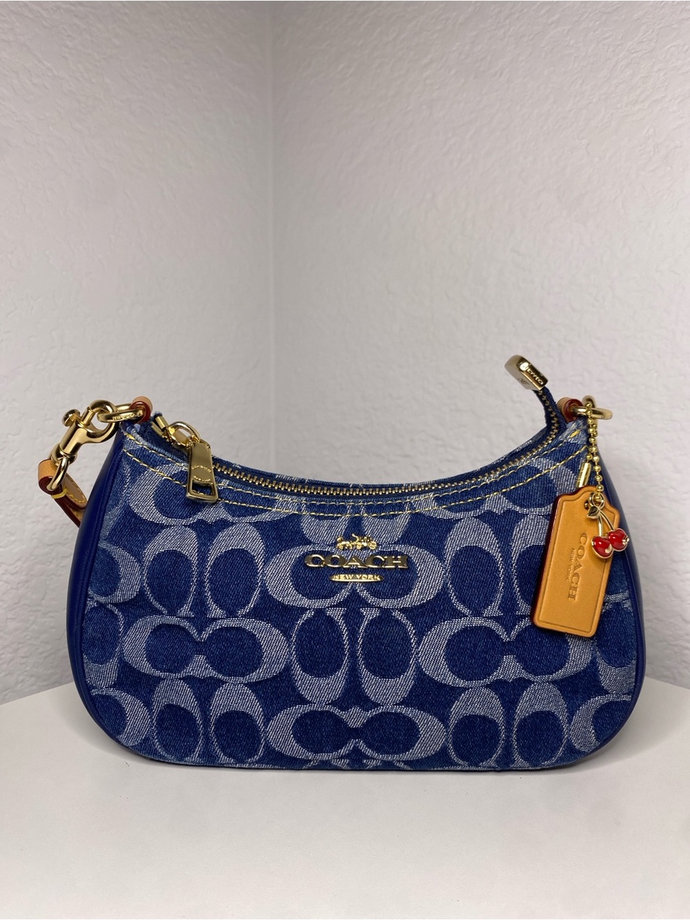 Coach Mini Teri Denim purse